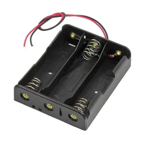 Battery Holder with Wires for 3 x 18650 Cells