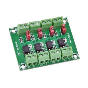 4-channel optocoupler isolation board