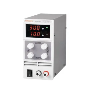 0-30 V / 0-10 A laboratory power supply