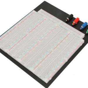 Breadboard, 3220 tie-points + metal base + binding posts