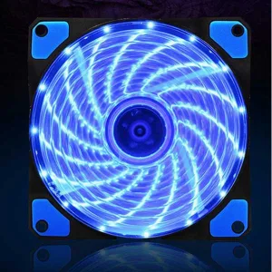 120 mm fan with blue LEDs