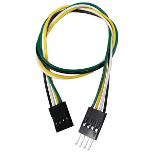 Male/female cable 30 cm - 4-pin