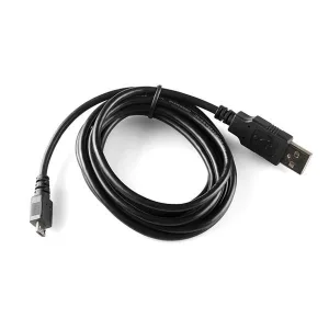 USB 2.0 male (A) to micro USB (B) cable - 0.75 meters
