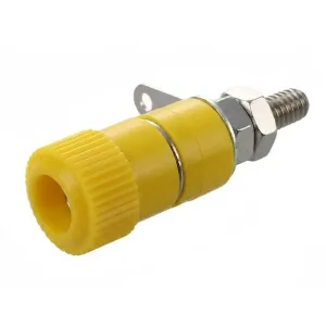 Insulated Bushing for Banana Plugs - Yellow