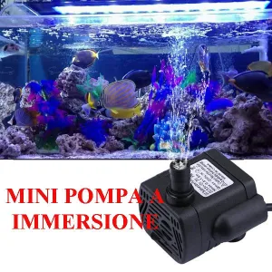 Mini submersible pump 5.5-12 VDC 3W