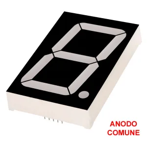 4-inch 7-segment display - Common Anode - Red