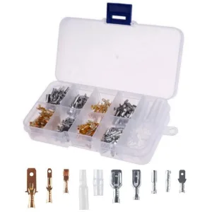 Box of 150 Male-Female Crimp Faston Connectors