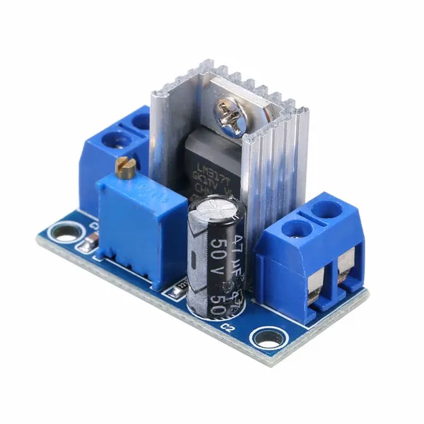 DC/DC Module with LM317 Voltage Regulator - Adjustable Output 1.2-37V - Image 3