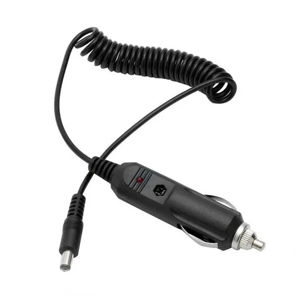 Cable with cigarette lighter plug and DC plug - 1 A - Image 1