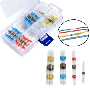 Box of 50 Solder-Seal Heat Shrink Butt Connectors