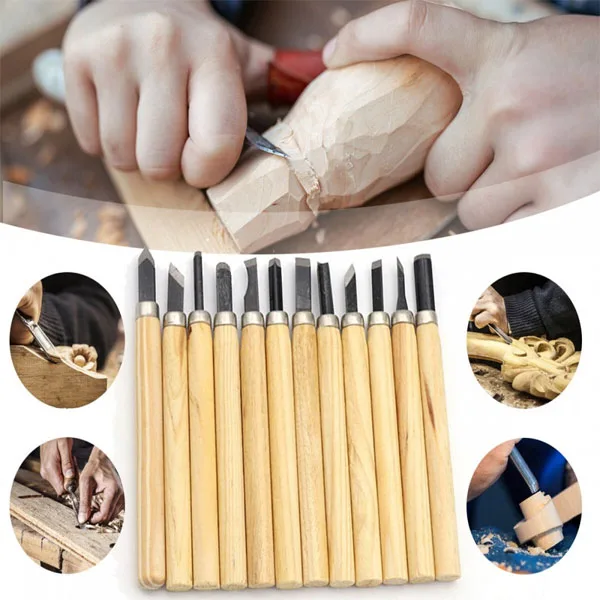 12-Piece Woodworking Tool Set - Image 1