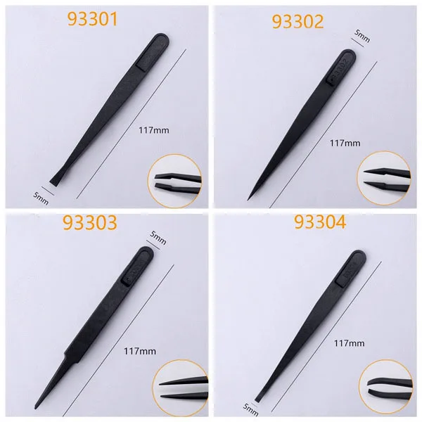 Set of 8 Anti-Static Tweezers - Image 3