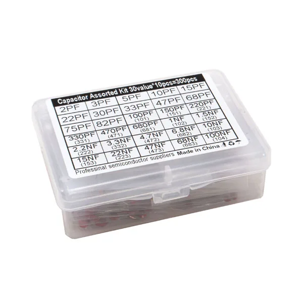 Set of 300 ceramic capacitors, 10 pcs - 30 values - Image 3