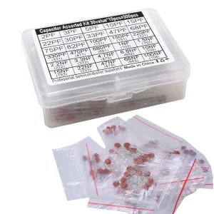 Set of 300 ceramic capacitors, 10 pcs - 30 values
