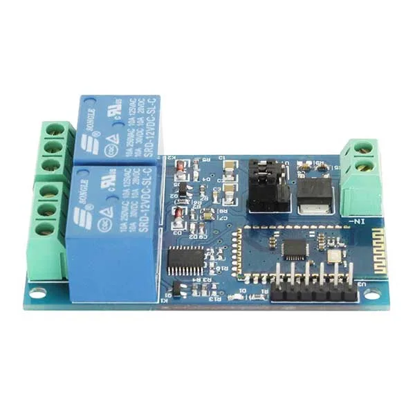 2 CH 12 V / 10 A relay module with serial and Bluetooth, app-controllable - Image 3