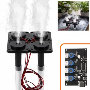 Ultrasonic Humidifier Kit with 4 Heads