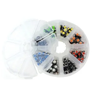 Box of 160 Tactile Switches 6x6x5 - 8 colours