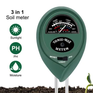 Soil Moisture / pH / Light Meter for plants