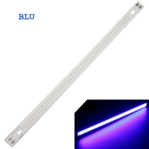 Blue COB LED bar 12V 15W - 20 cm long - Image 1