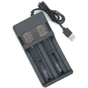 Lithium Battery Charger - Fast Charge - LED Indicators