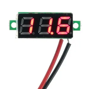 Mini Voltmeter 2.5-30 V - RED