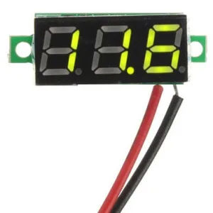 Mini Voltmeter 2.5-30 V - GREEN