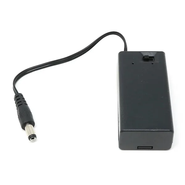 9 Volt Battery Holder with Switch and DC Plug - Image 3