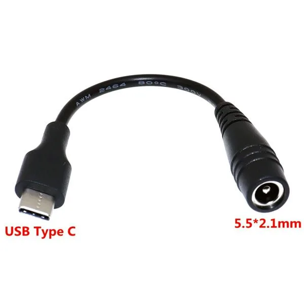 DC socket to Type-C cable - Image 1
