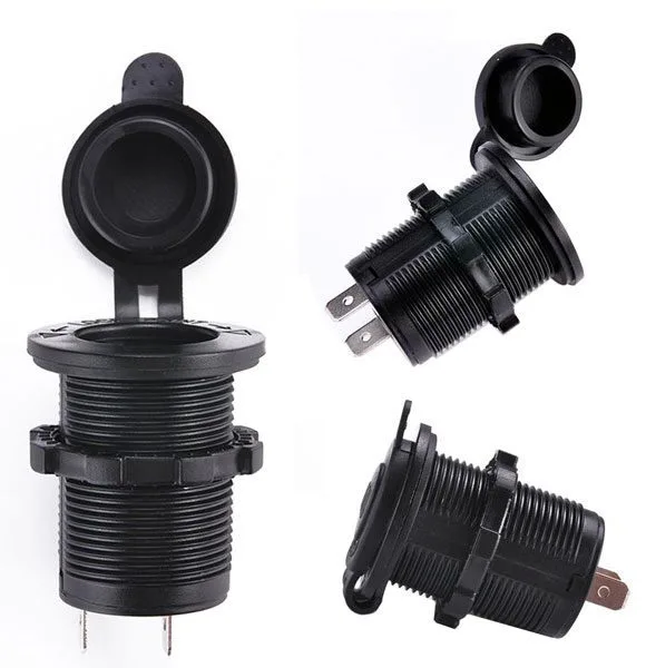 Waterproof Panel-Mount Cigarette Lighter Socket - Image 3