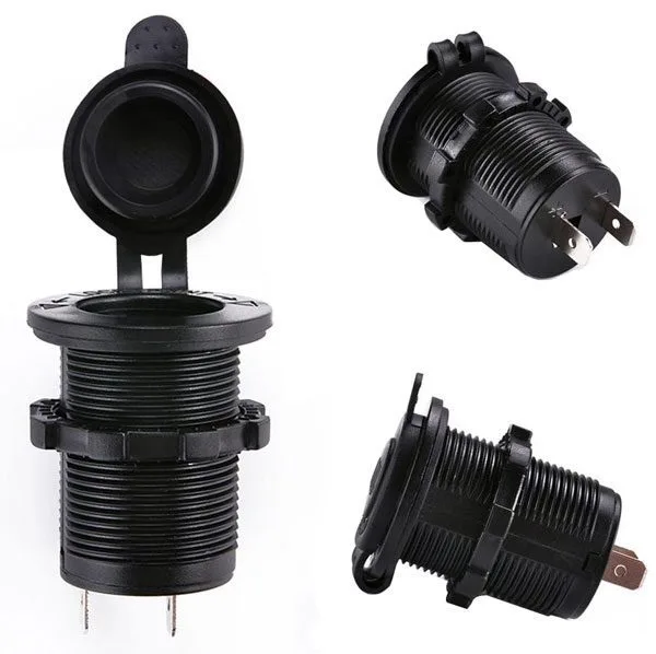 Waterproof Panel-Mount Cigarette Lighter Socket - Image 4