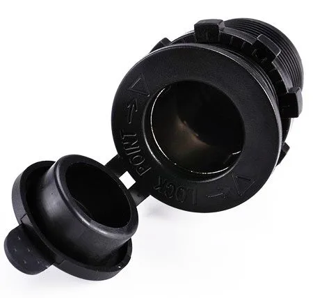 Waterproof Panel-Mount Cigarette Lighter Socket - Image 1