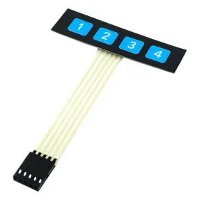 4-key membrane keypad