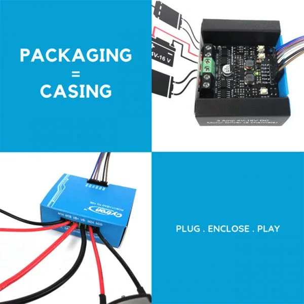 Driver for 2 DC motors or 1 stepper - max 3 A - Image 5