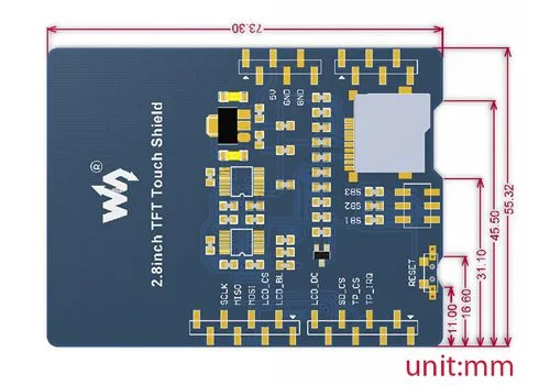 Arduino TFT touch screen shield 2.8โ - Image 4