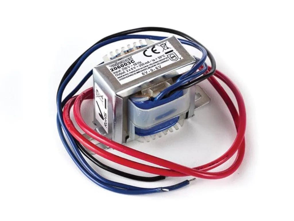 Open-frame Transformer 3.6VA 2x6V 250mA - Image 1