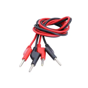 Red and Black Banana-to-Banana Test Leads