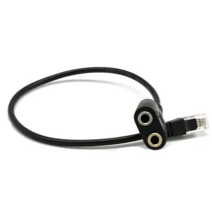 Adapter with two 3.5 mm jack sockets – RJ9