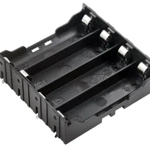 PCB-Mount Battery Holder for 4 x 18650 Cells