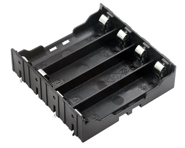 PCB-Mount Battery Holder for 4 x 18650 Cells - Image 1
