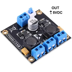 Dual power supply module IN 13-28V / OUT -5V and +5V