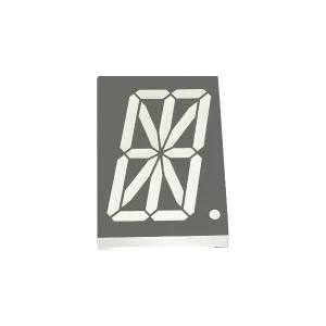 ALPHANUMERIC DISPLAY 70x48 mm