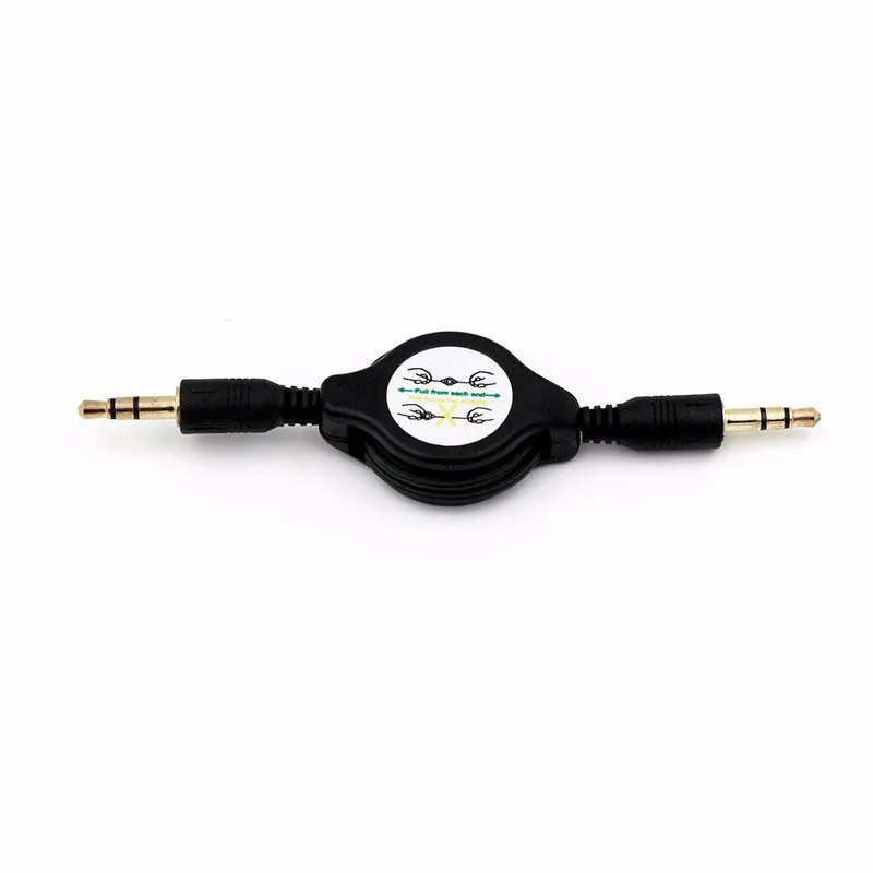 3.5 mm jack cable, male to male - retractable - Image 4