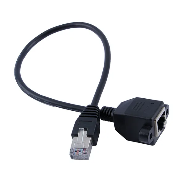 Cable, RJ45 Male to Panel-Mount RJ45 Female - Image 3