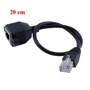 Cable, RJ45 Male to Panel-Mount RJ45 Female