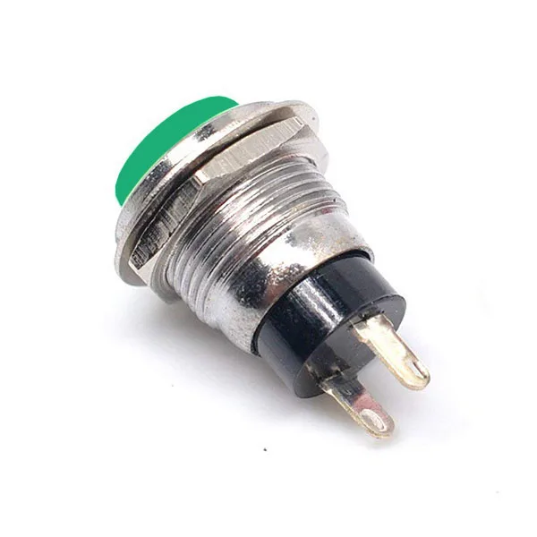 Green momentary ON-OFF mini push button - Image 3