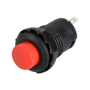 Mini pushbutton switch - red