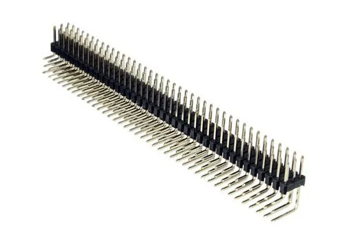 Male Header Strip 3x40 PIN 90° 2.54mm Pitch - Image 3