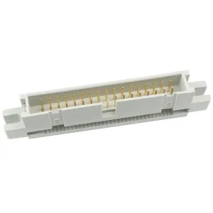 Crimp connector for 2x20-way flat cable