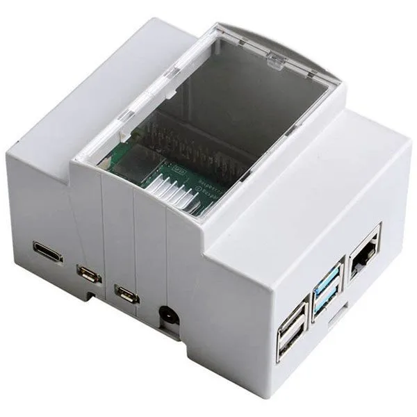 DIN rail enclosure for Raspberry Pi 4 - Image 1