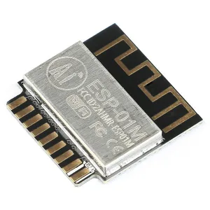 ESP-01M WiFi Module with 11 I/O and 1MB Memory